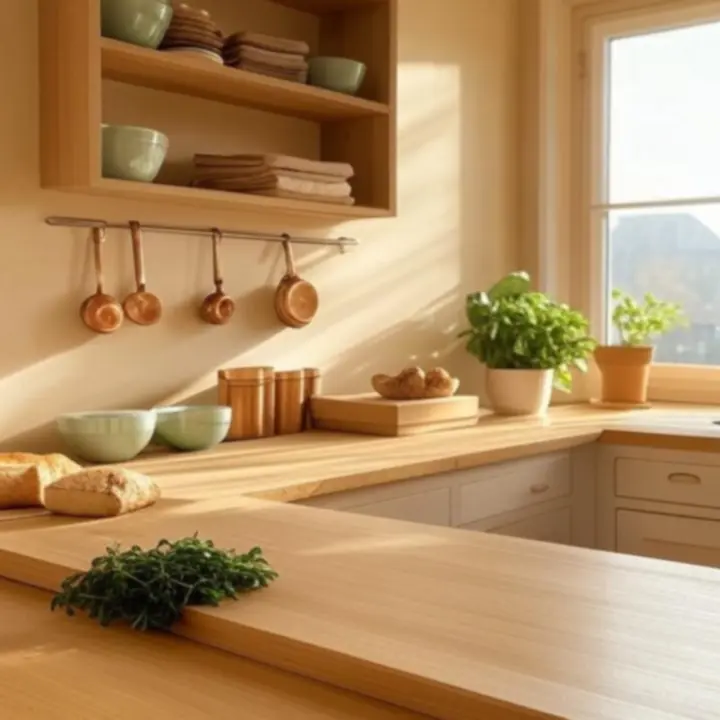 Tradycyjna polska kuchnia w ciepłym, przytulnym świetle